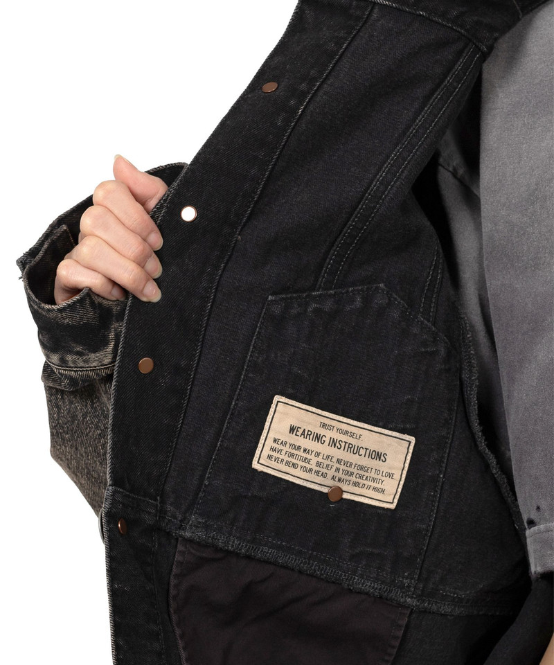 Reversed Front Denim Jacket 11