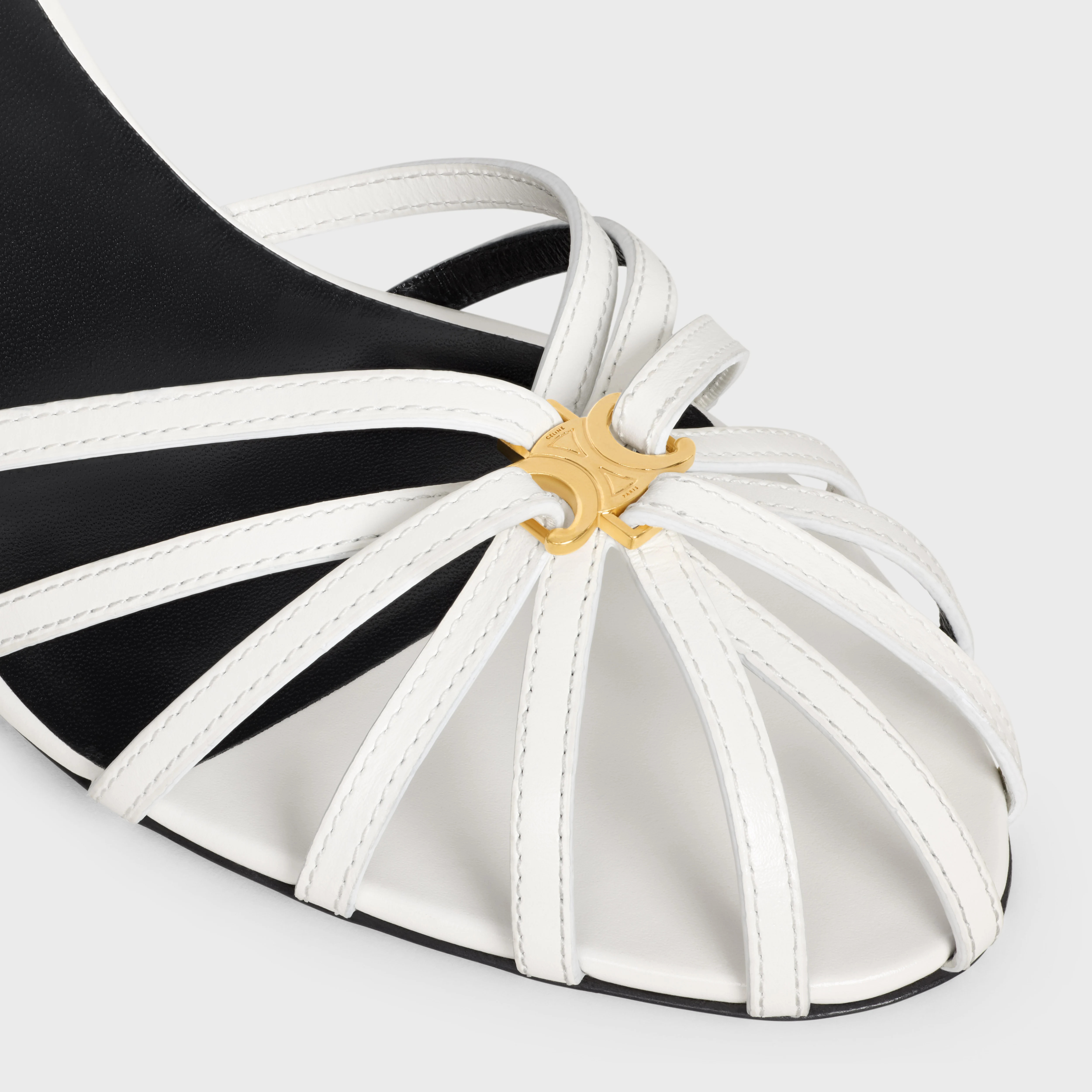 CELINE CELINE TRIOMPHE SANDAL in LAMBSKIN | REVERSIBLE