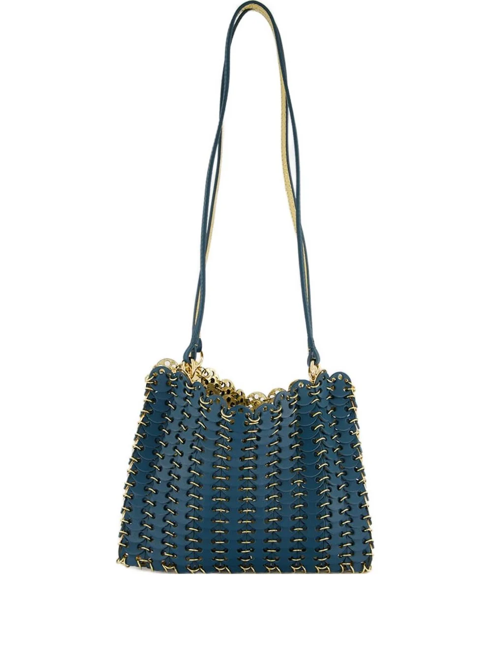 Teal 1969 Reversible leather shoulder bag - 1