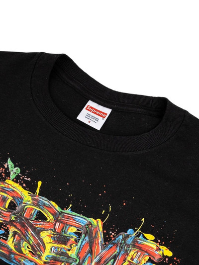 Supreme Paint logo-print T-shirt outlook