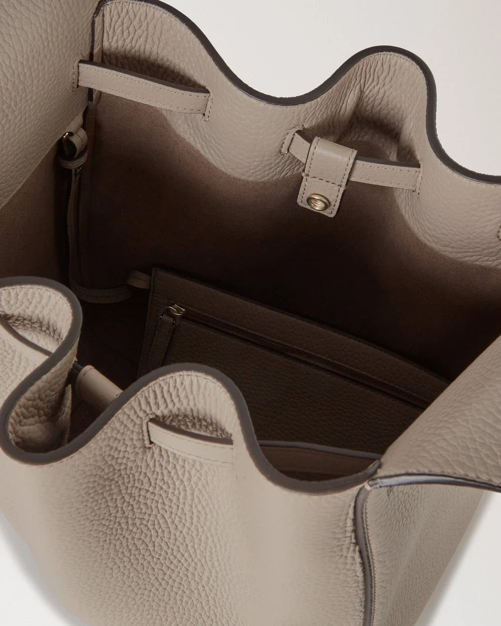 Lyra Bucket Cashmere Taupe Heavy Grain - 5