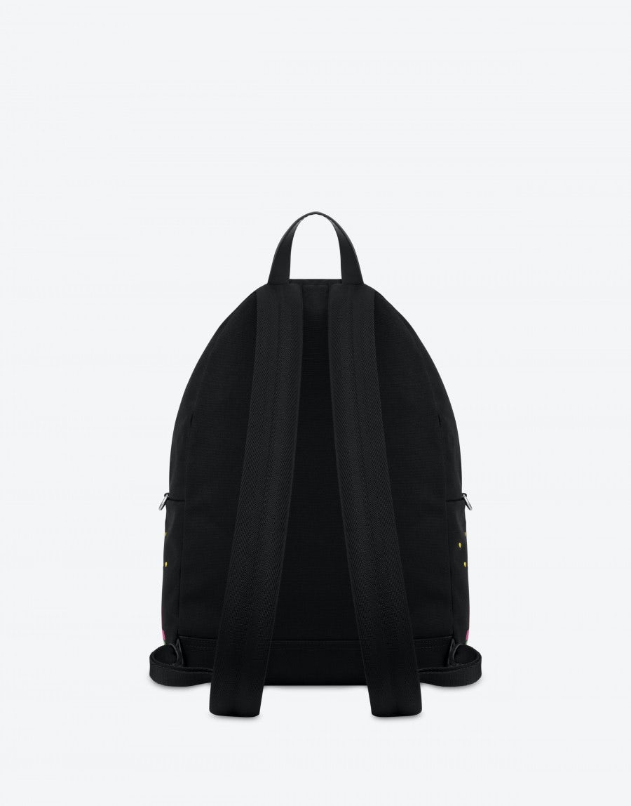 MOSCHINO COMICS CANVAS BACKPACK - 2
