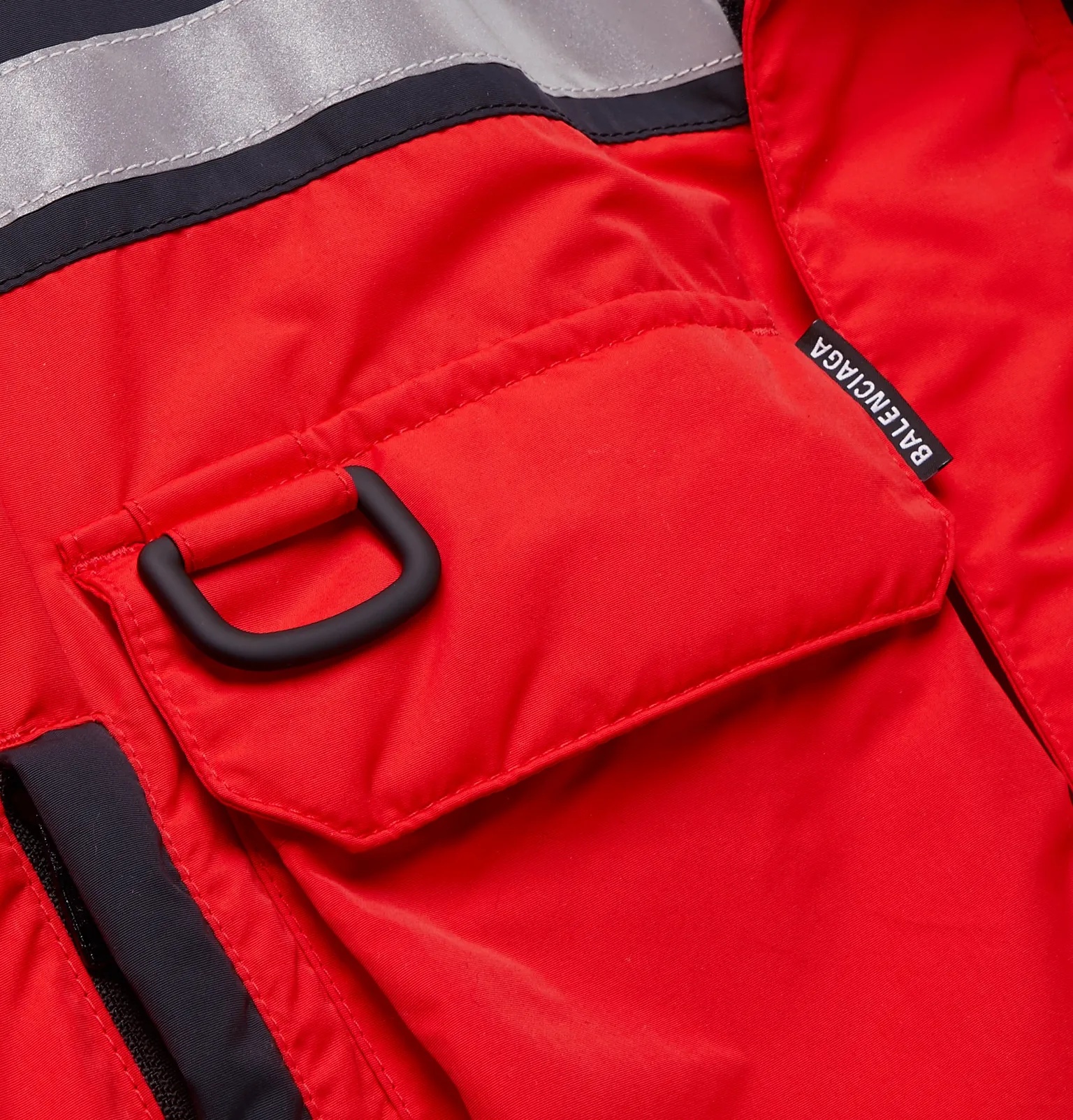 Oversized Colour-Block Shell Parka - 3