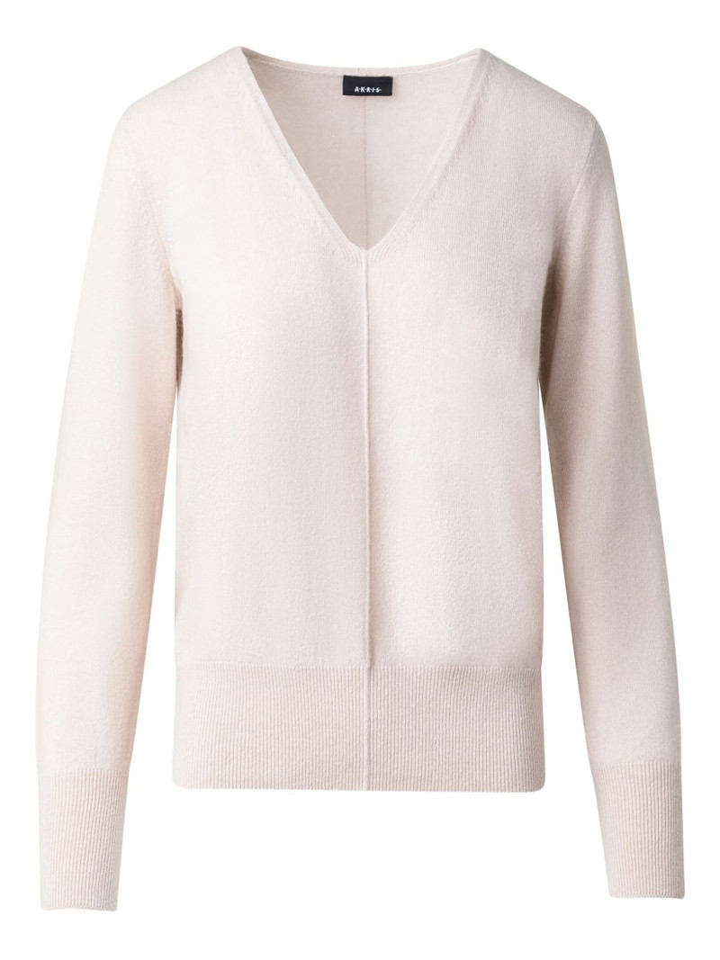 V-neck panelled sweater 1