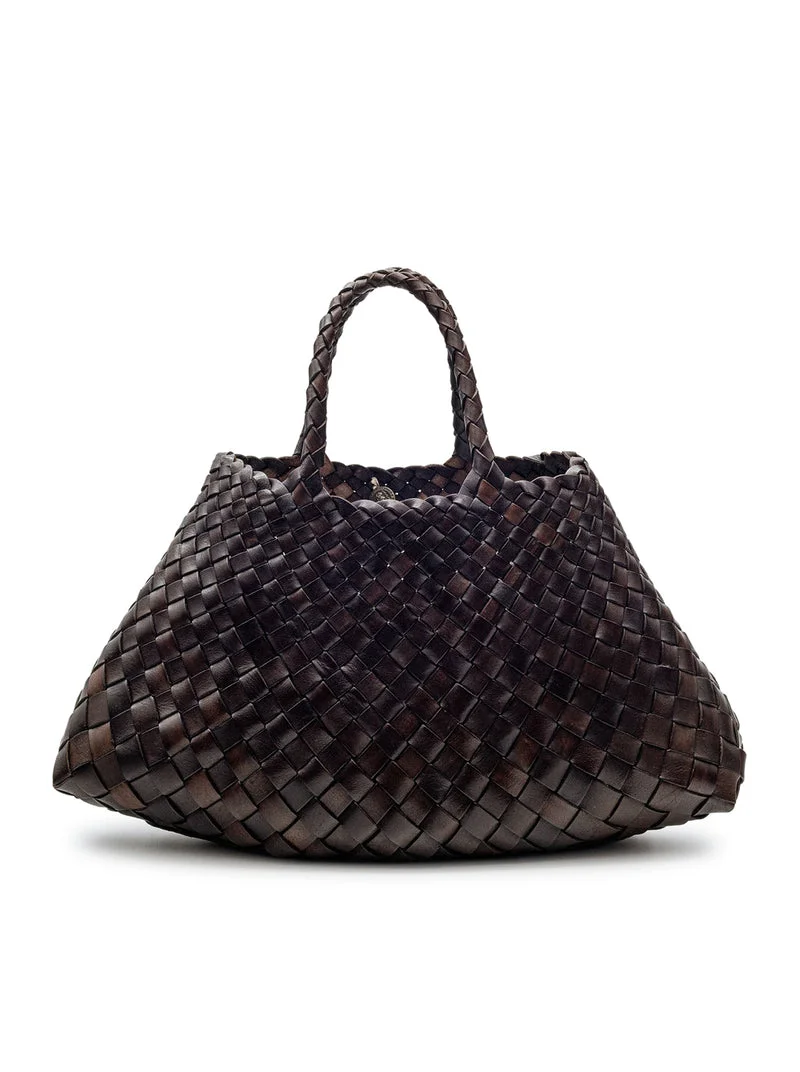 Dragon Diffusion Women Santa Croce Small Brown Leather Bag - 1