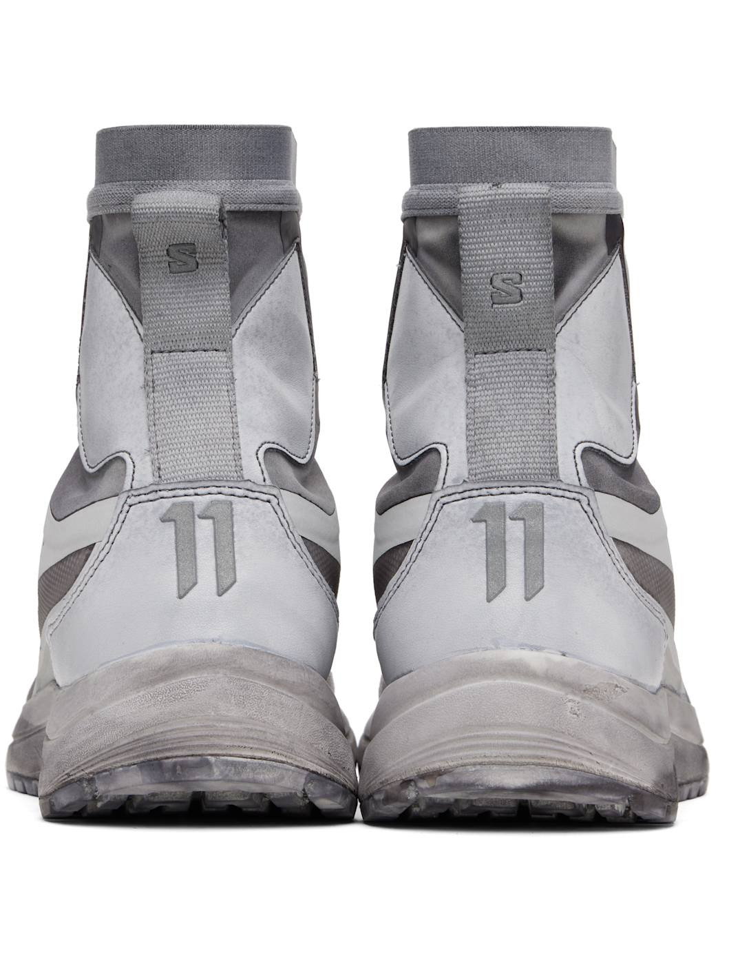 Gray Salomon Edition Bamba 2 High V2 Sneakers - 2