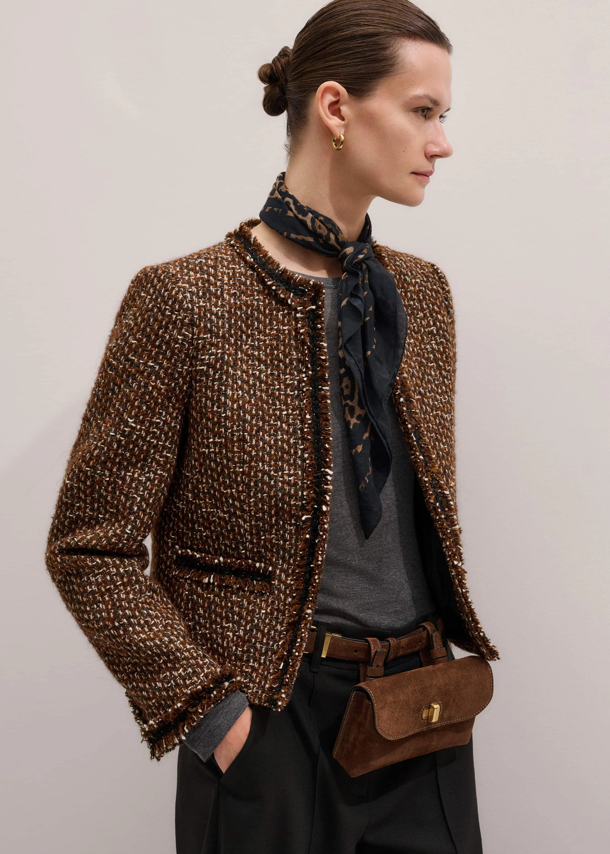 Fringed Slim Jacket - 1