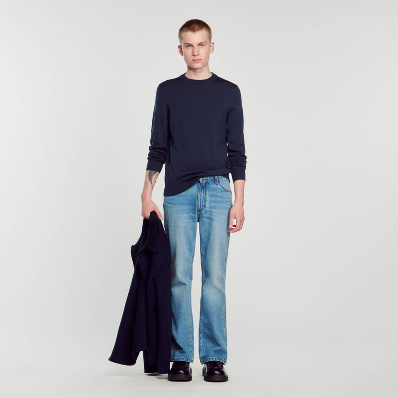Sandro FINE KNIT WOOL SWEATER outlook