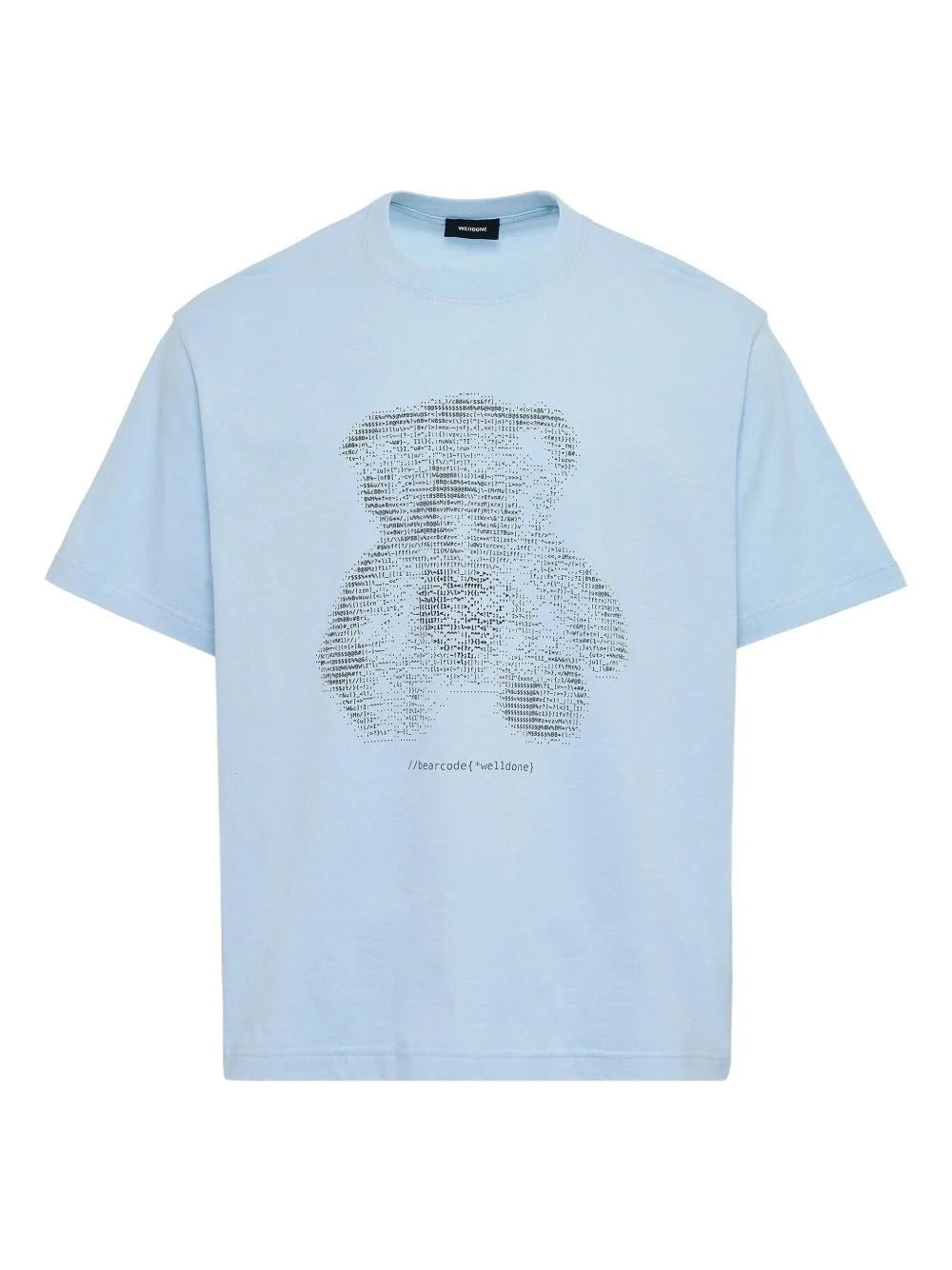 bear-print T-shirt - 1