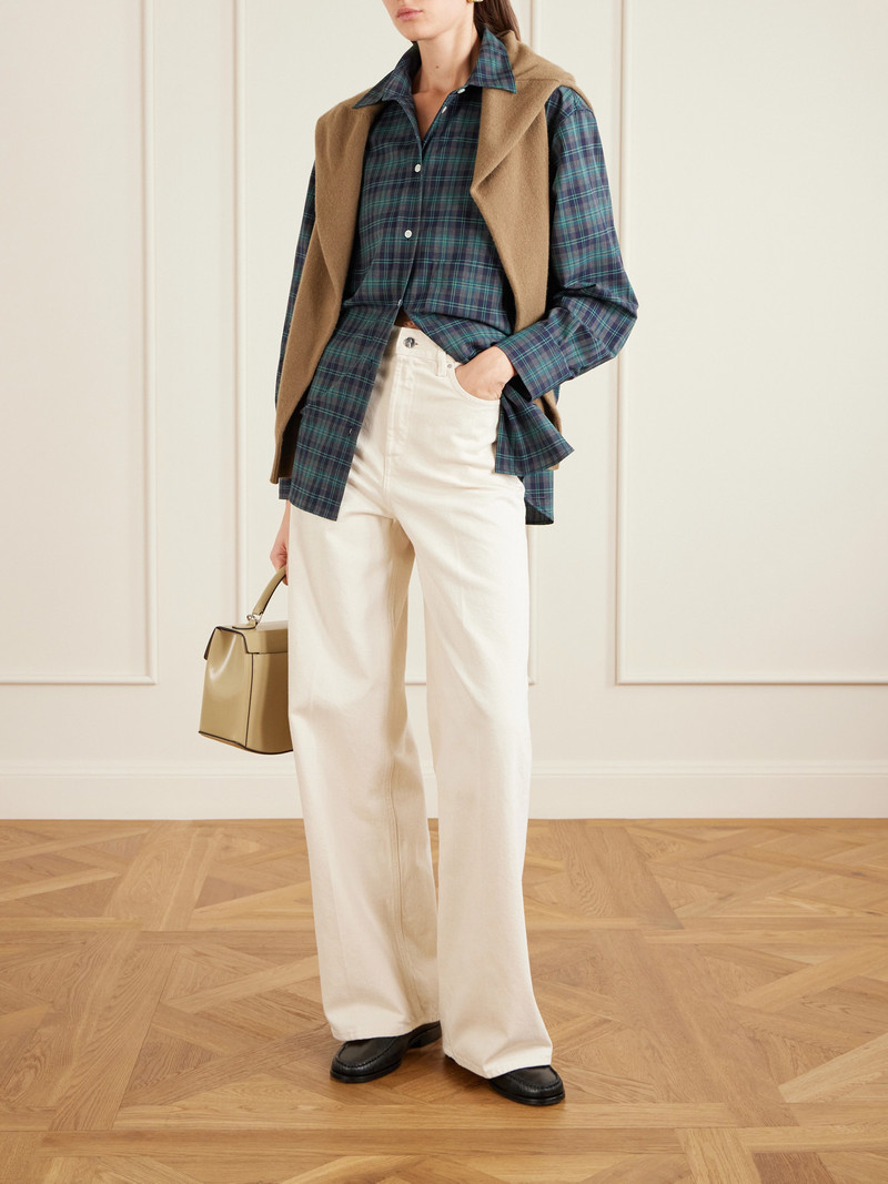 RÓHE Checked Wool-blend Shirt outlook
