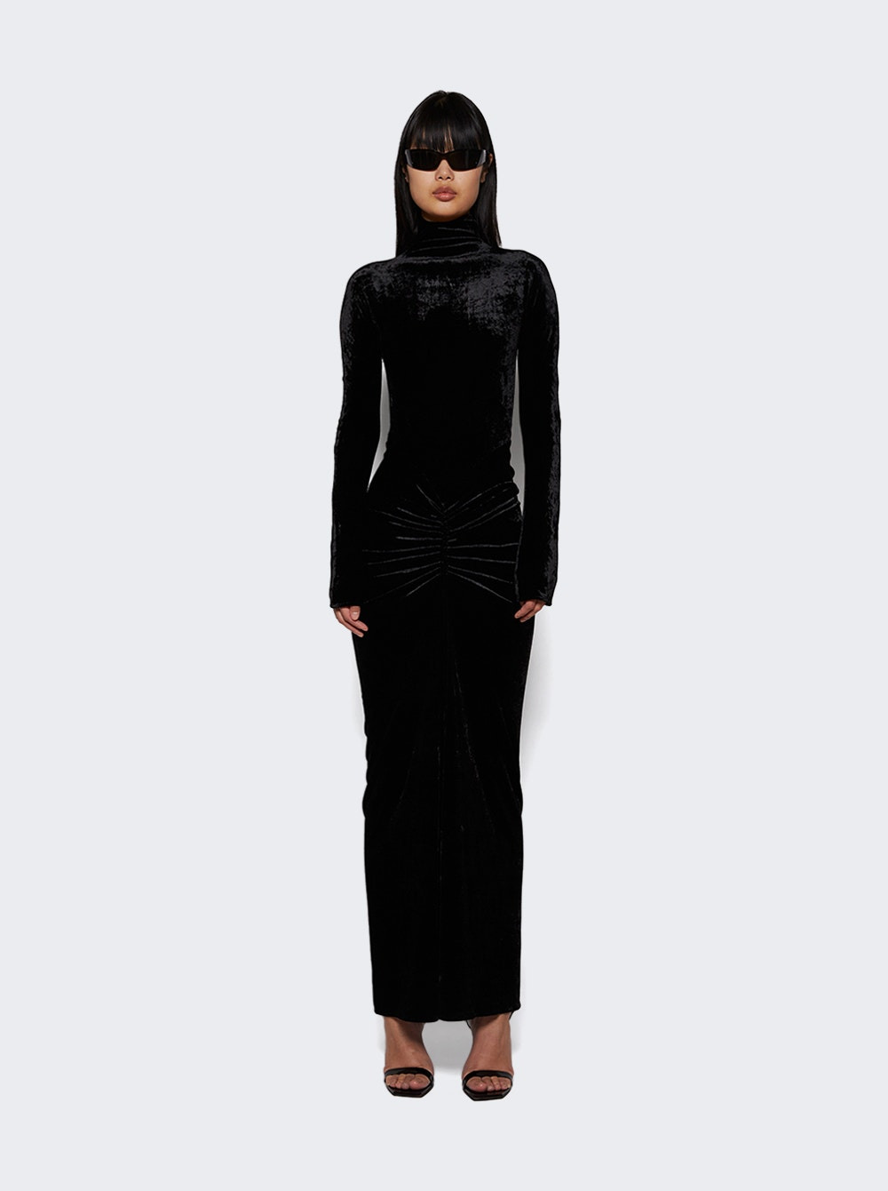 Draped Dress Noir - 2