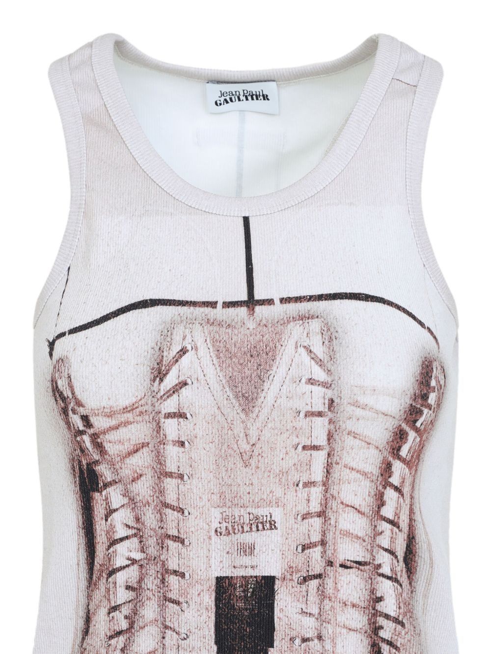Cage trompe l'œil printed top - 3