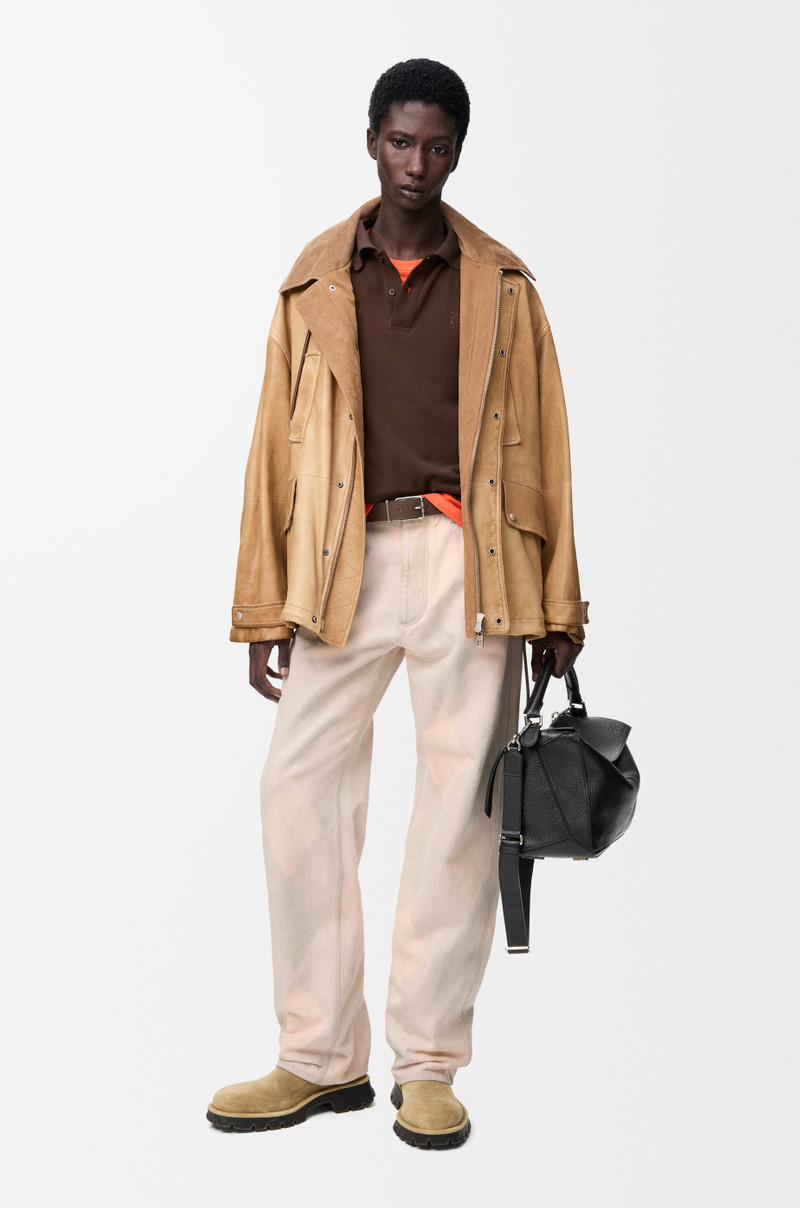 Loewe Short parka in nappa lambskin and cotton outlook