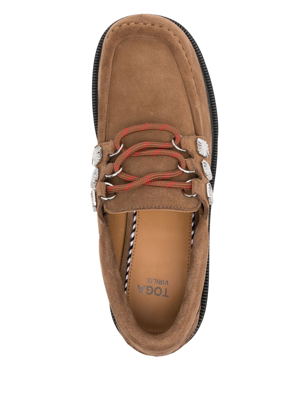 studded derby shoes - 4