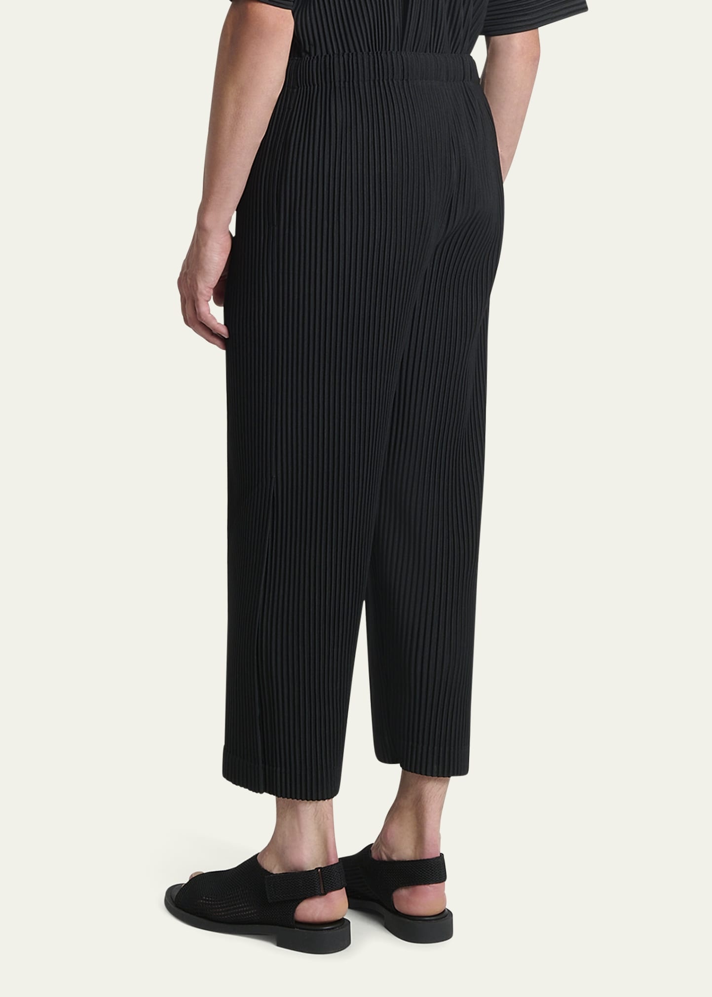 Men's Pleated Straight-Leg Pants - 3