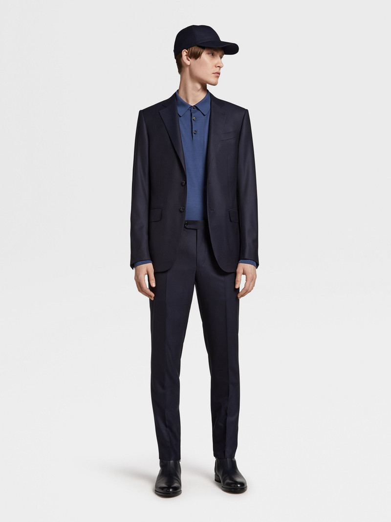 LIGHT BLUE 12MILMIL12 WOOL POLO SHIRT 5