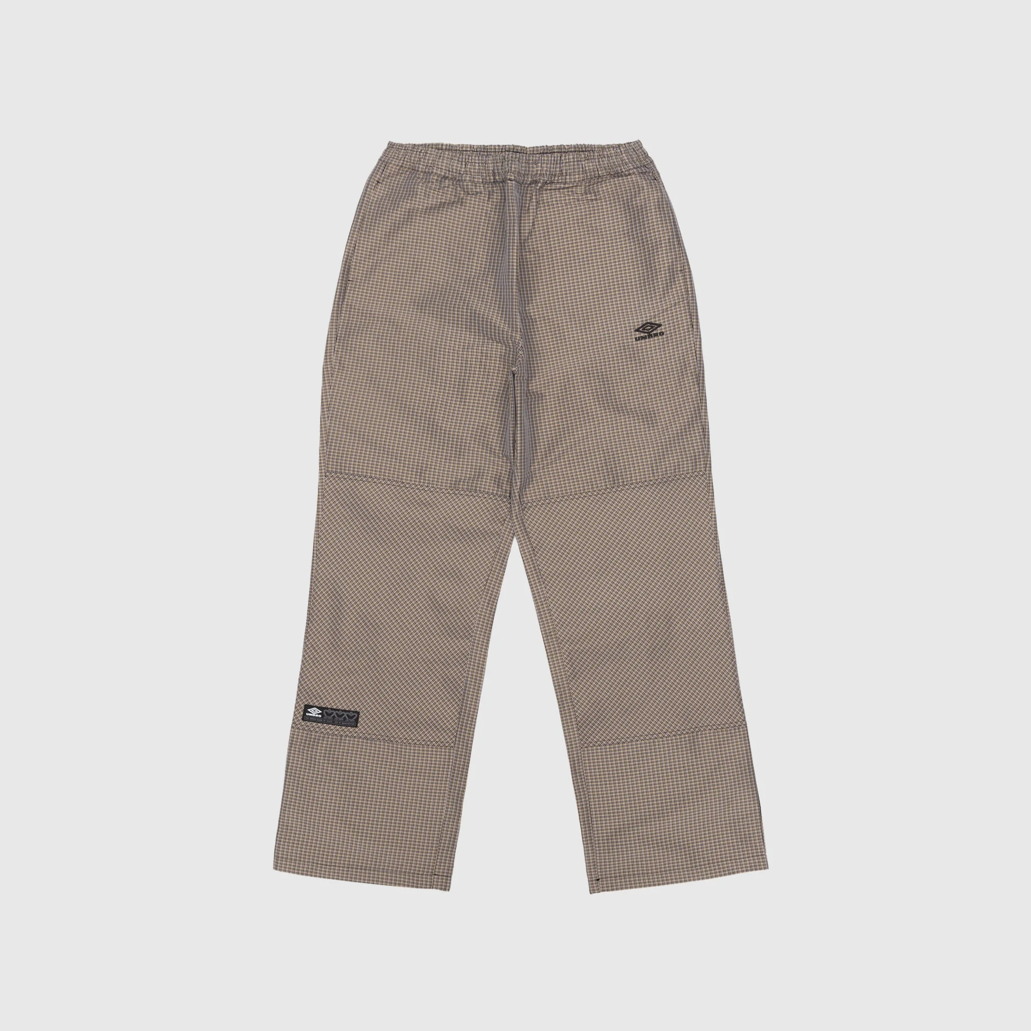 CHECK TRACK PANTS - 1