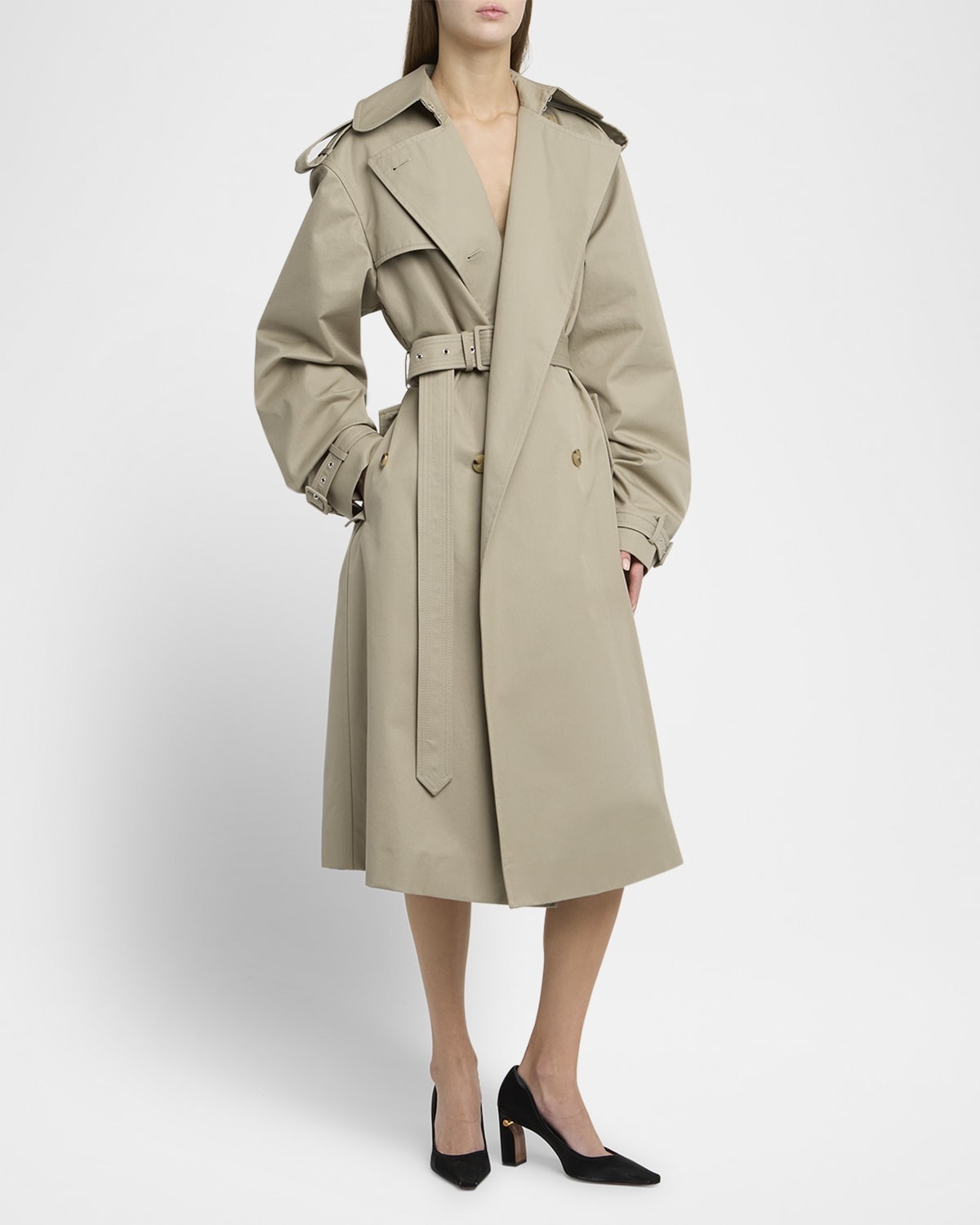 Belted Trench Coat - 4
