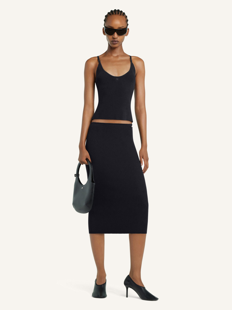 courrèges LOOP RIB KNIT SKIRT outlook