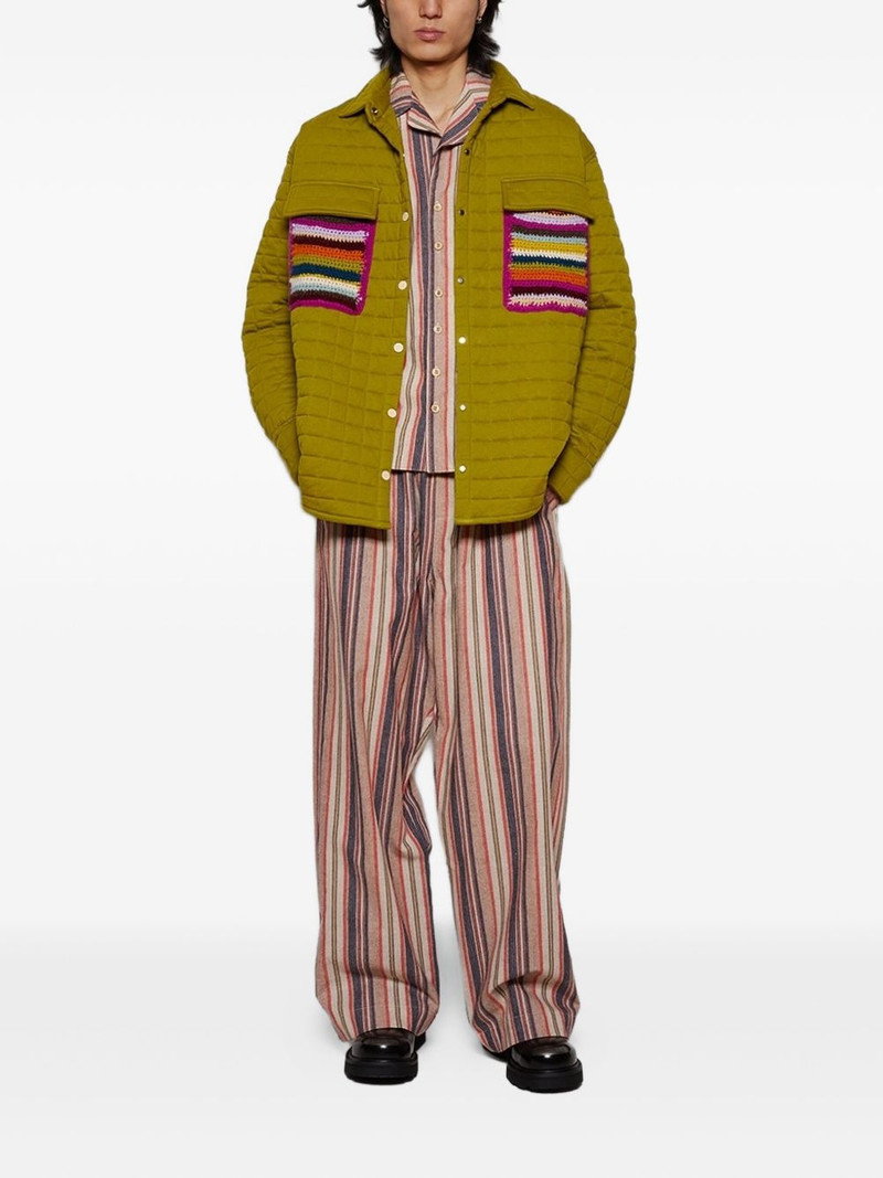 The Elder Statesman quilted shirt jacket outlook