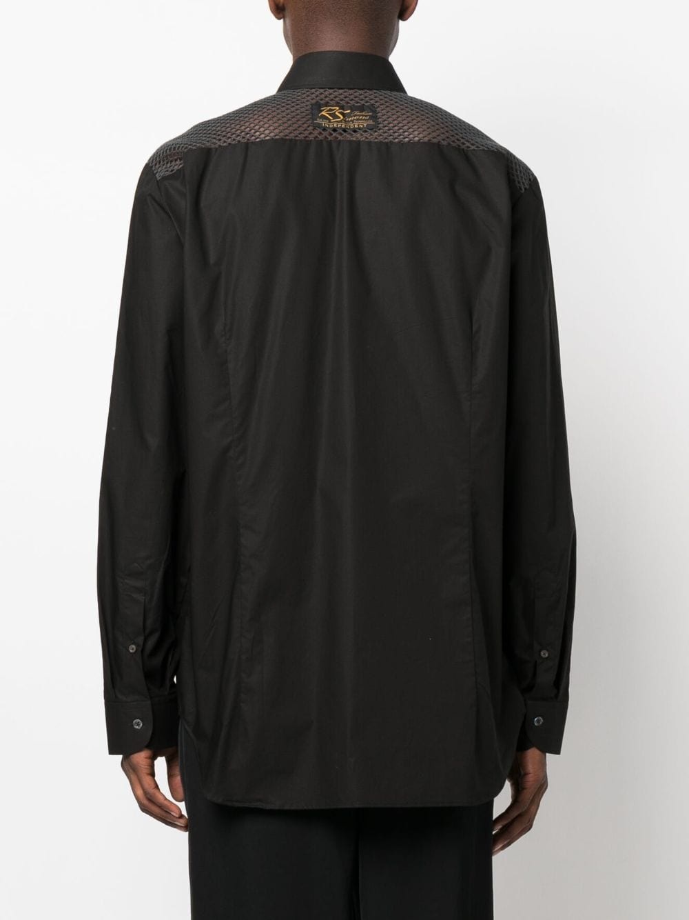 logo-patch long-sleeve shirt - 4