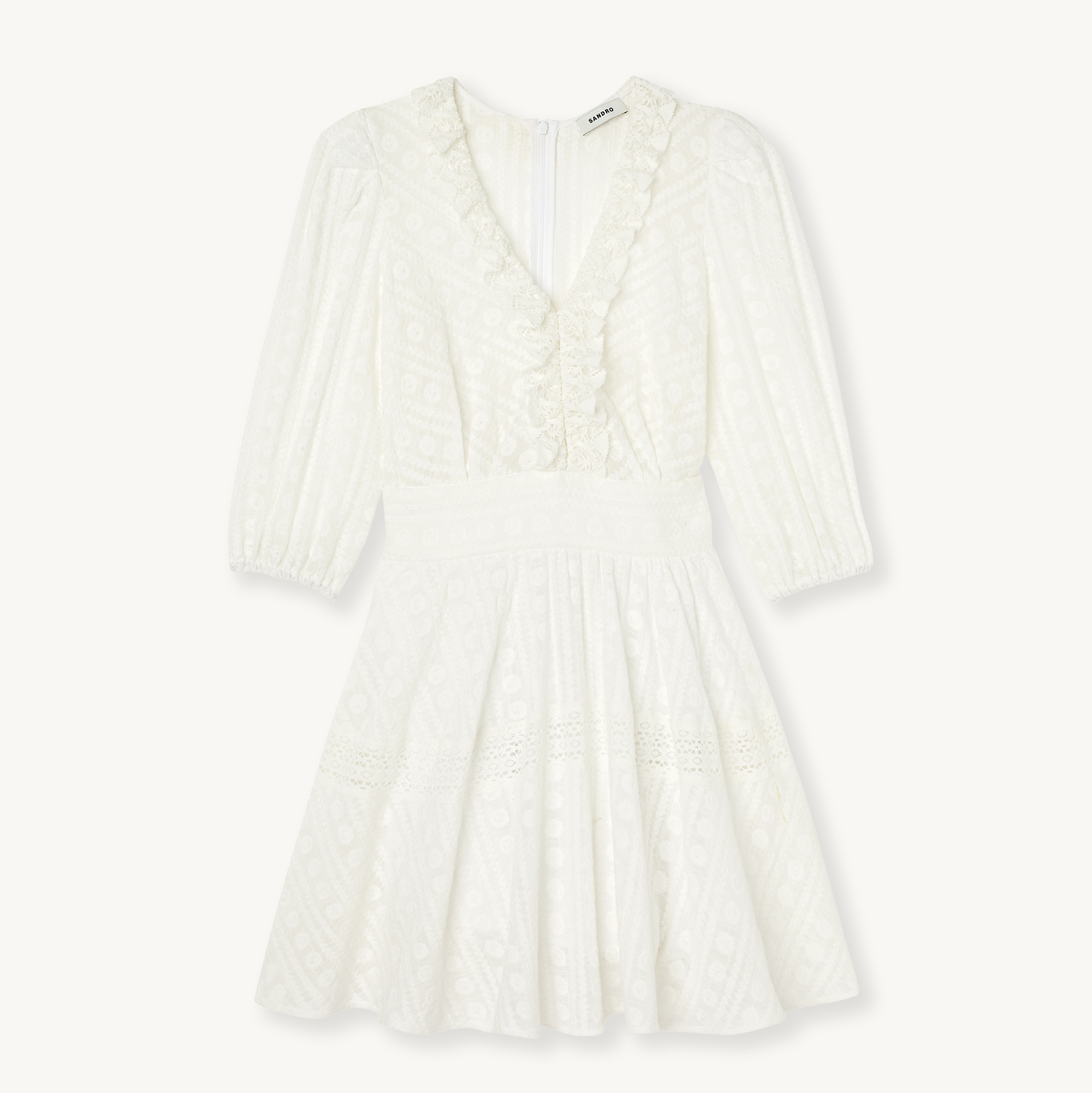 Broderie anglaise dress - 1