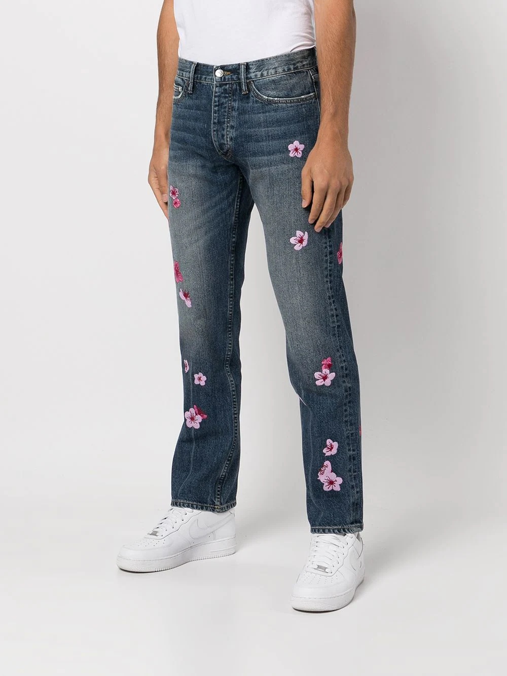 Blossom embroidered jeans - 3