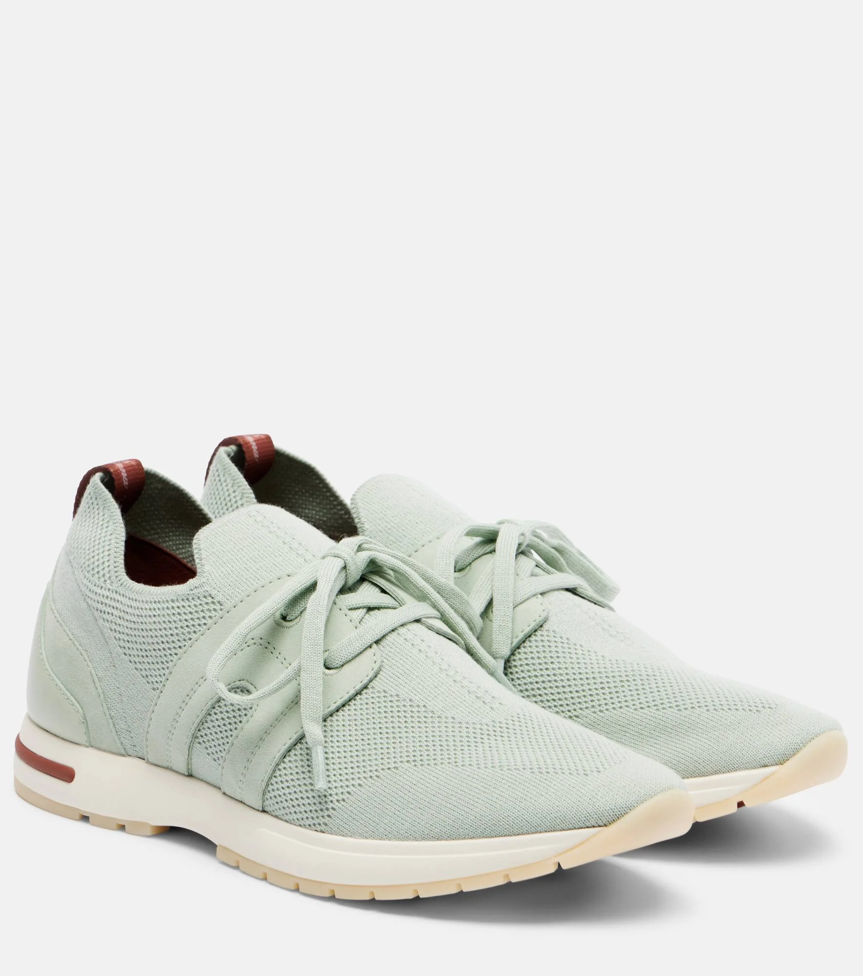 360 LP Lady Flex suede-trimmed sneakers - 1