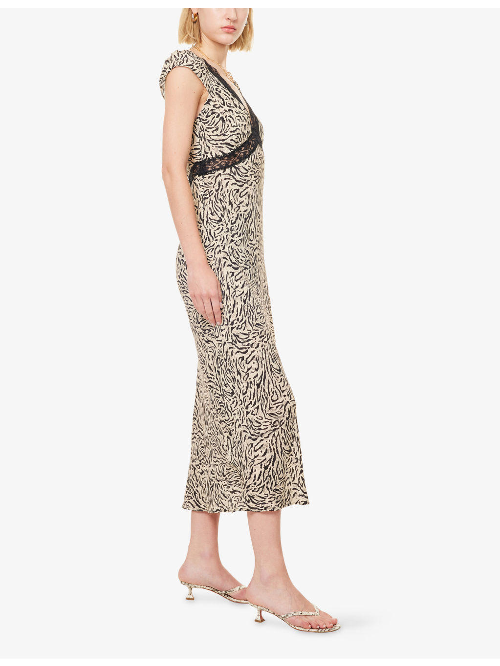 Iggy Leopard-Print Woven Midi Dress - 3