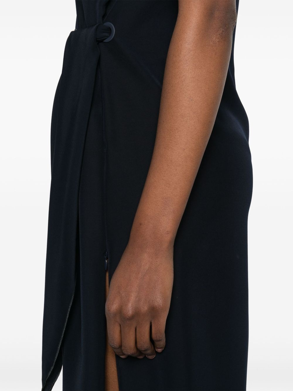 side-tie mini dress - 5