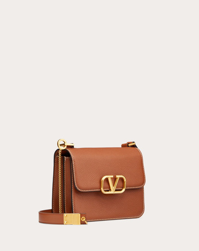 Valentino VSLING Grainy Calfskin Shoulder Bag with Contrast Stitching outlook