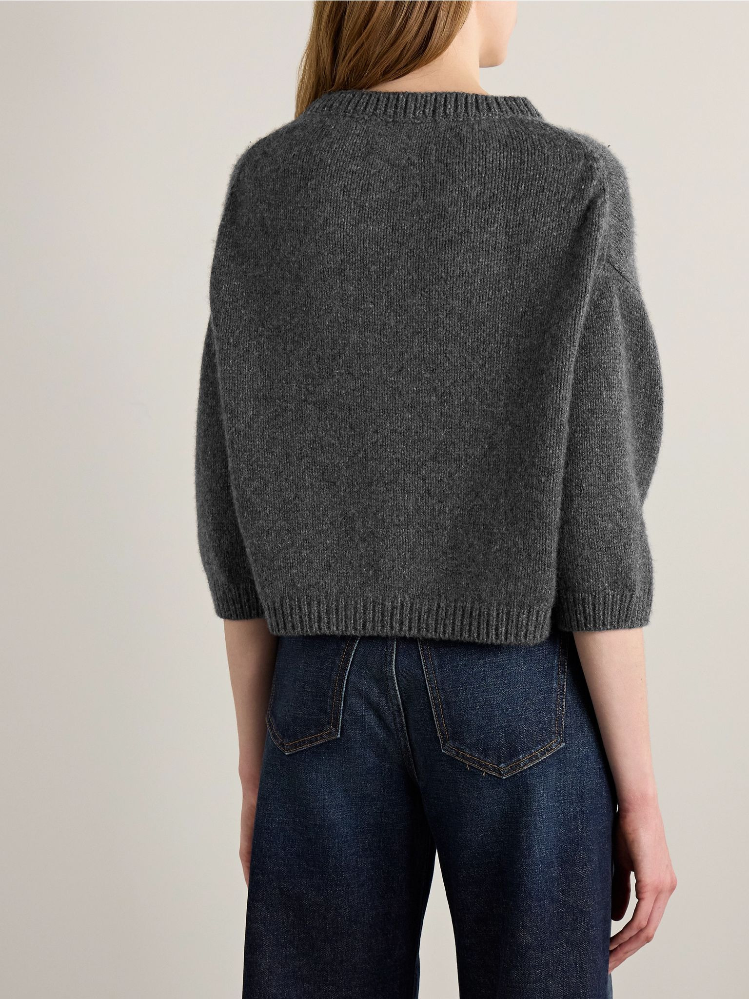 Sabina cashmere sweater Dark gray - 3