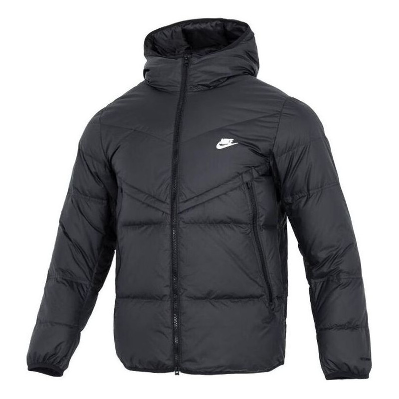 Nike hooded puffer jacket 'Black' DV1132-010 - 1
