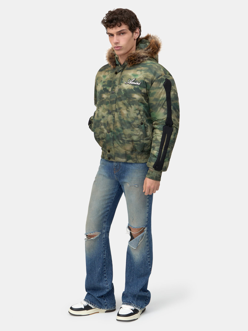 BONES CAMO HOODED DOWN JACKET 3