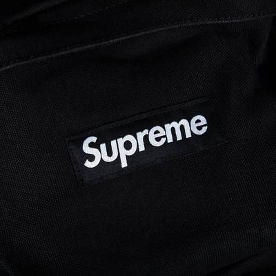 Supreme Supreme Canvas Backpack 'Black' outlook