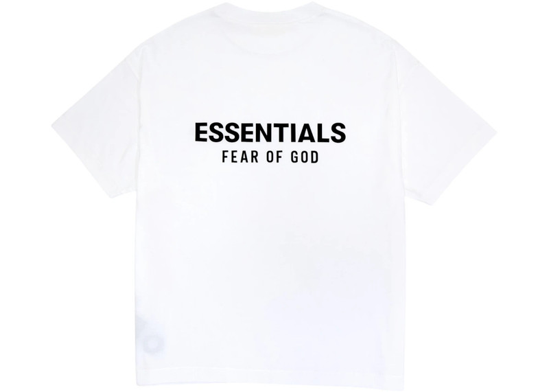 ESSENTIALS Fear of God Essentials Classic Short Sleeve Tee Bright White outlook