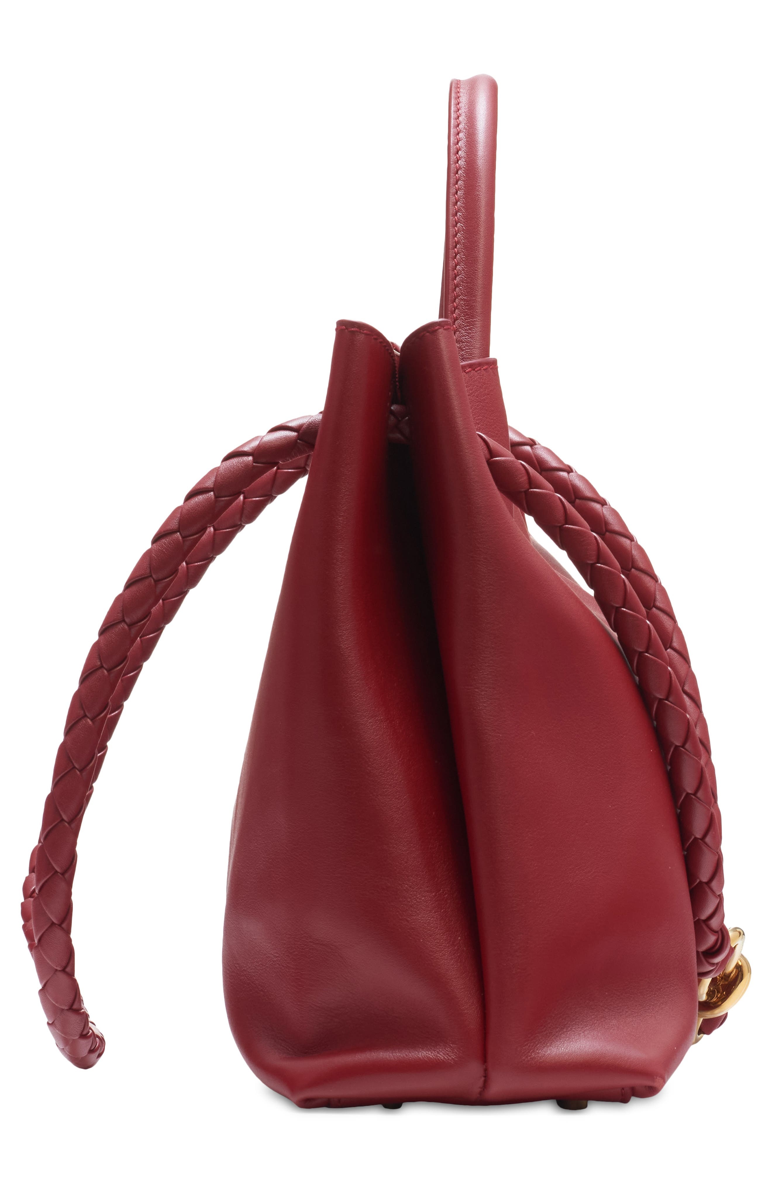 Bottega Veneta Medium Andiamo Leather Shoulder Bag in 6545 Rosewood/Space-Mb at Nordstrom - 5
