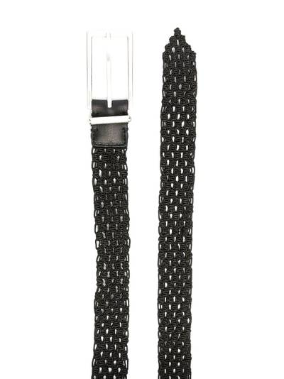 Bottega Veneta macramé leather belt outlook