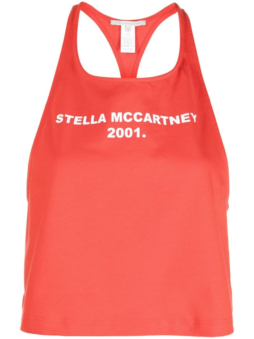 logo-print tank top - 1