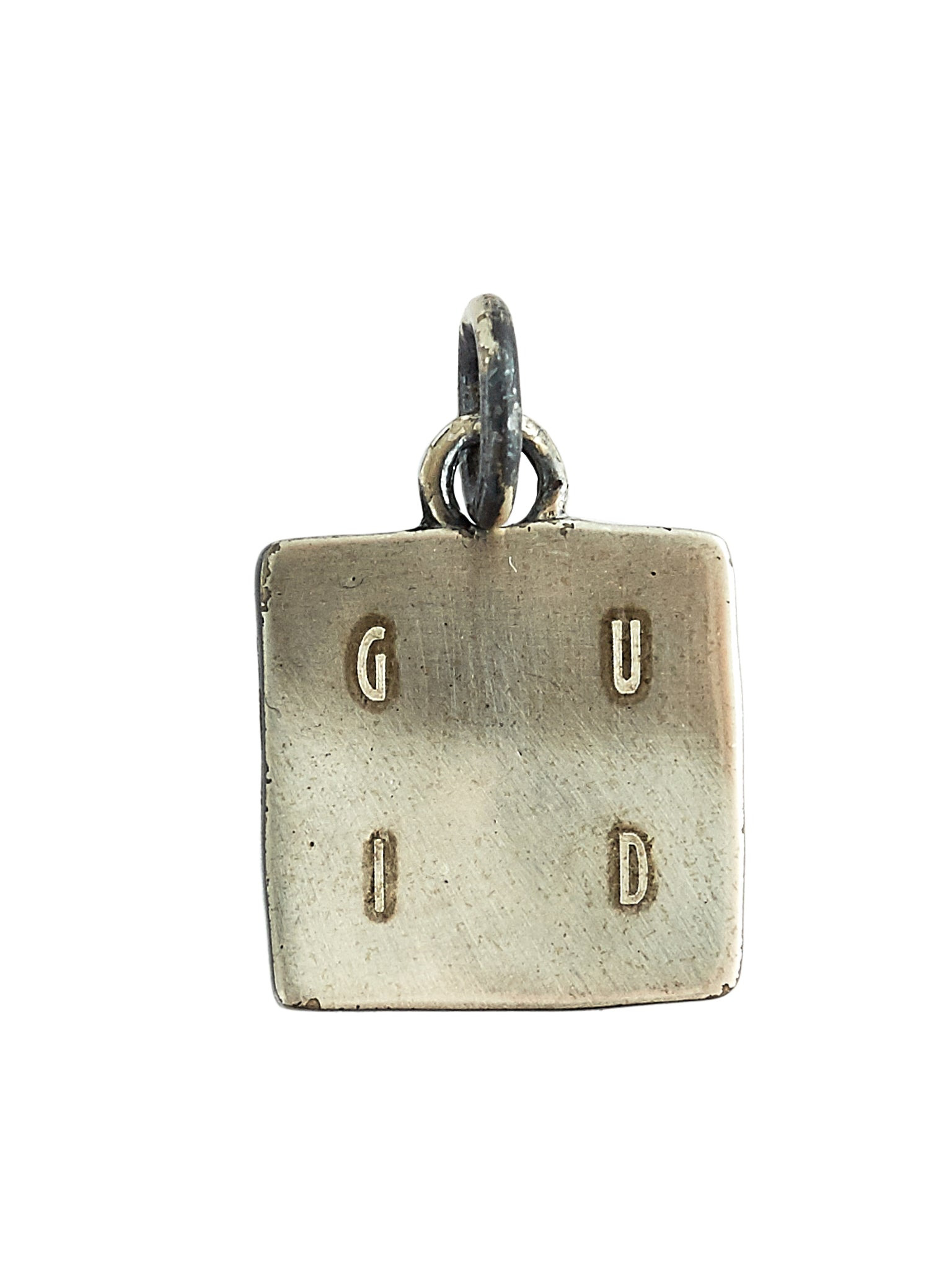 Square Sterling Silver Pendant - 2
