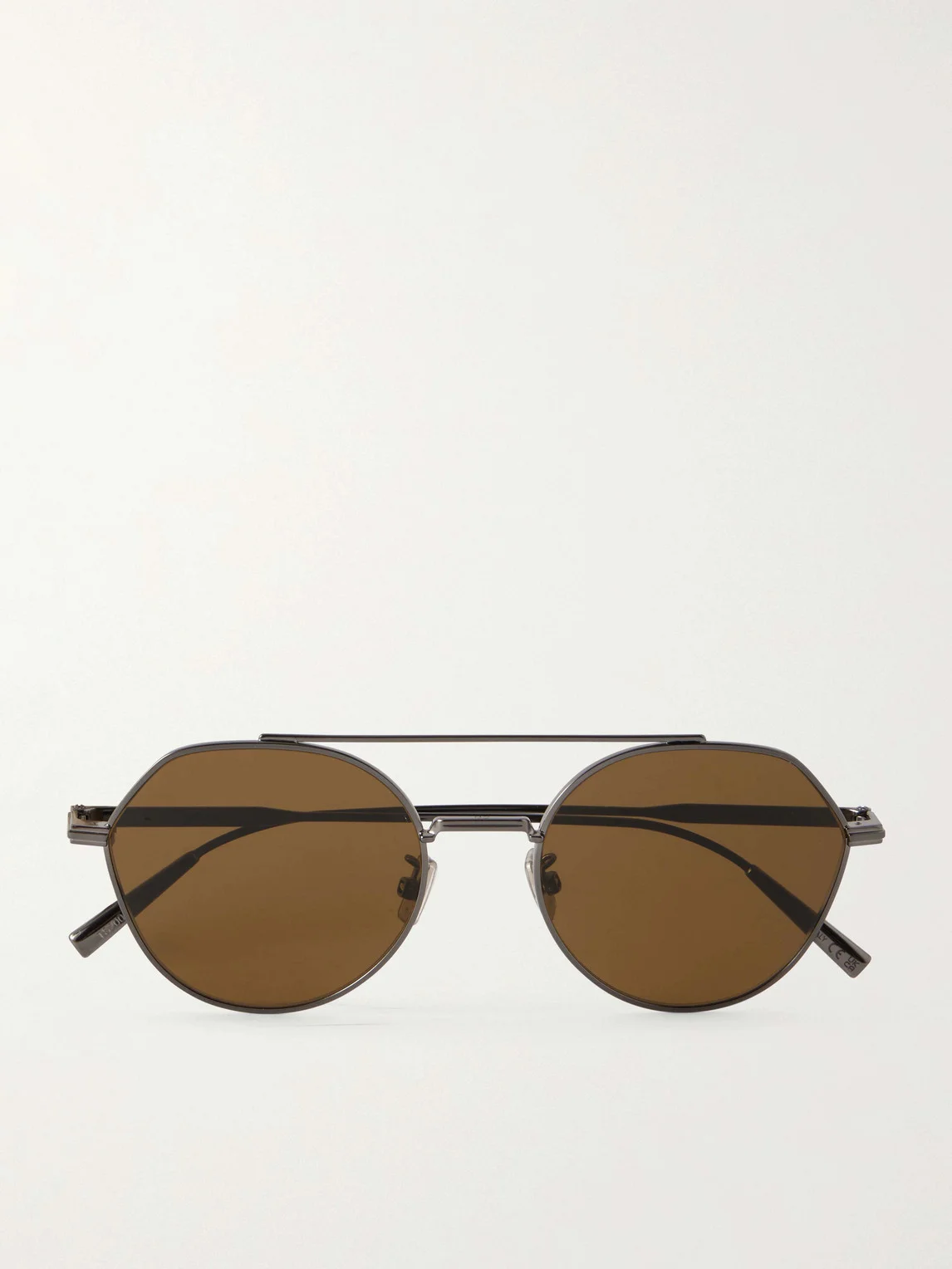 DiorBlackSuit R6U Aviator-Style Gold-Tone Sunglasses - 1