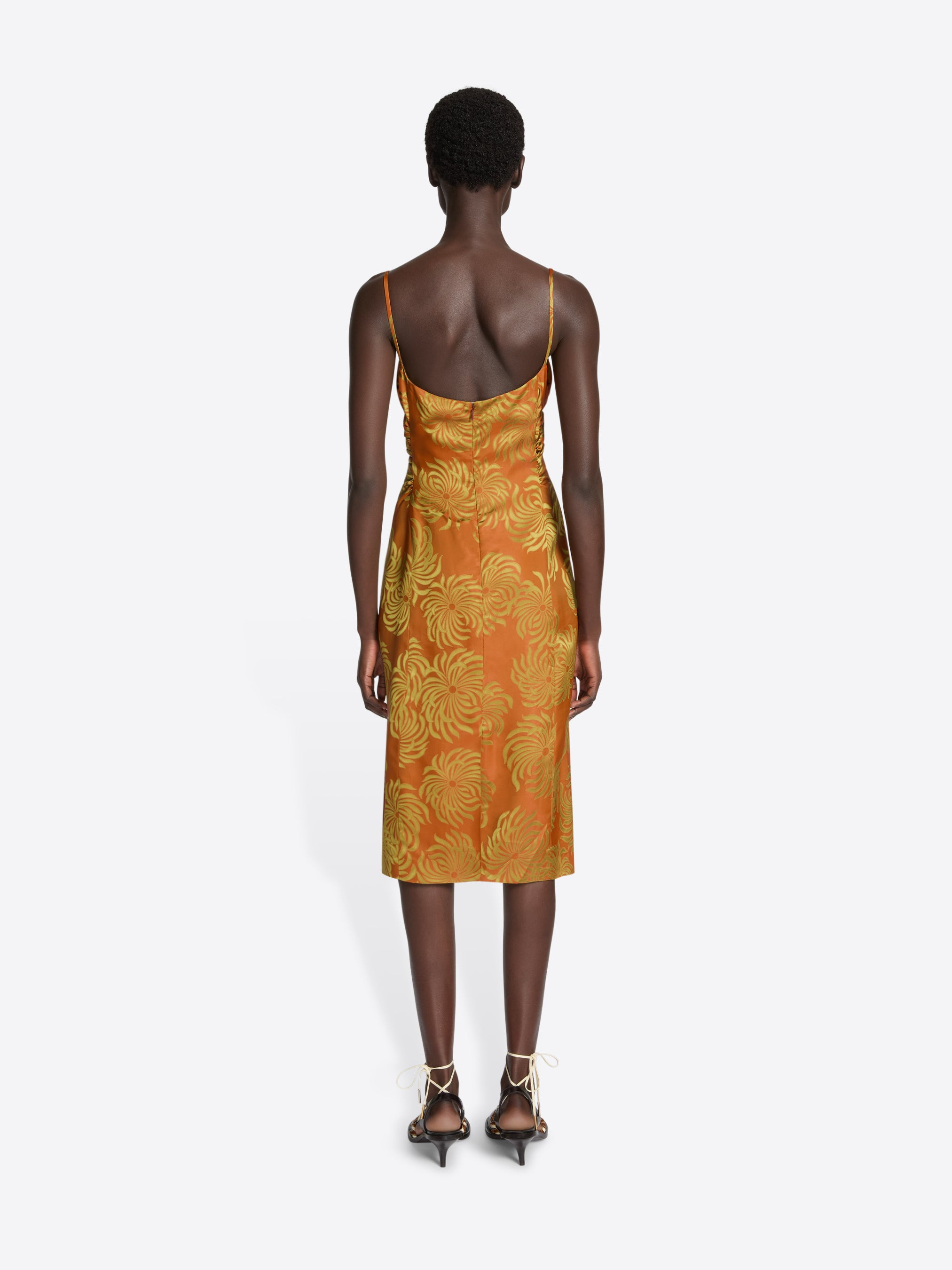 JACQUARD SLIP DRESS - 4