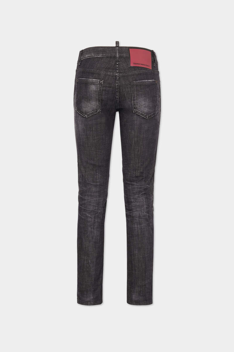 DSQUARED2 BLACK EASY WASH MEDIUM WAIST JENNIFER JEANS outlook