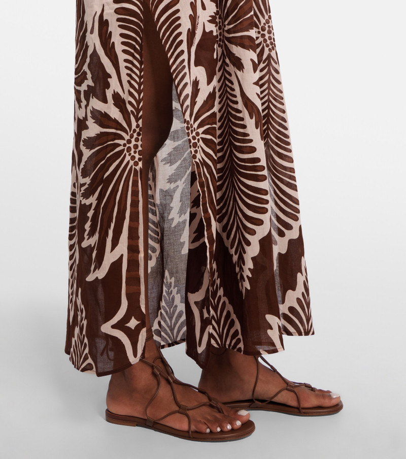 Sol printed cotton muslin kaftan 5