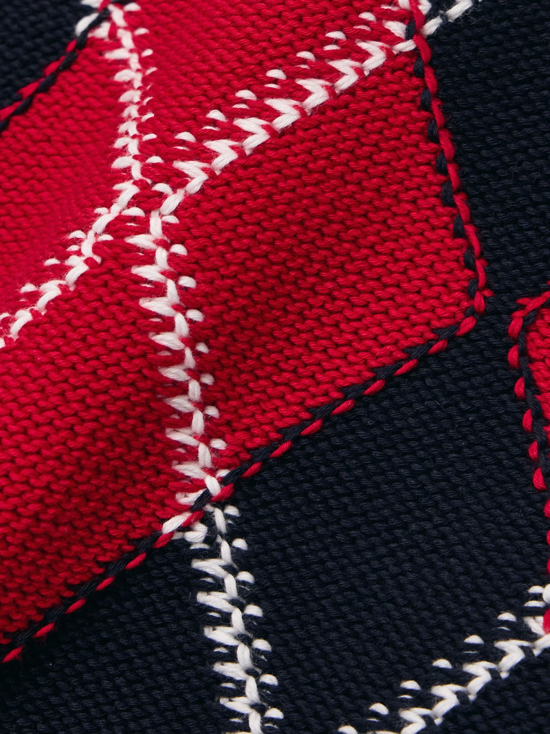 Argyle cotton-jacquard vest Multi 5