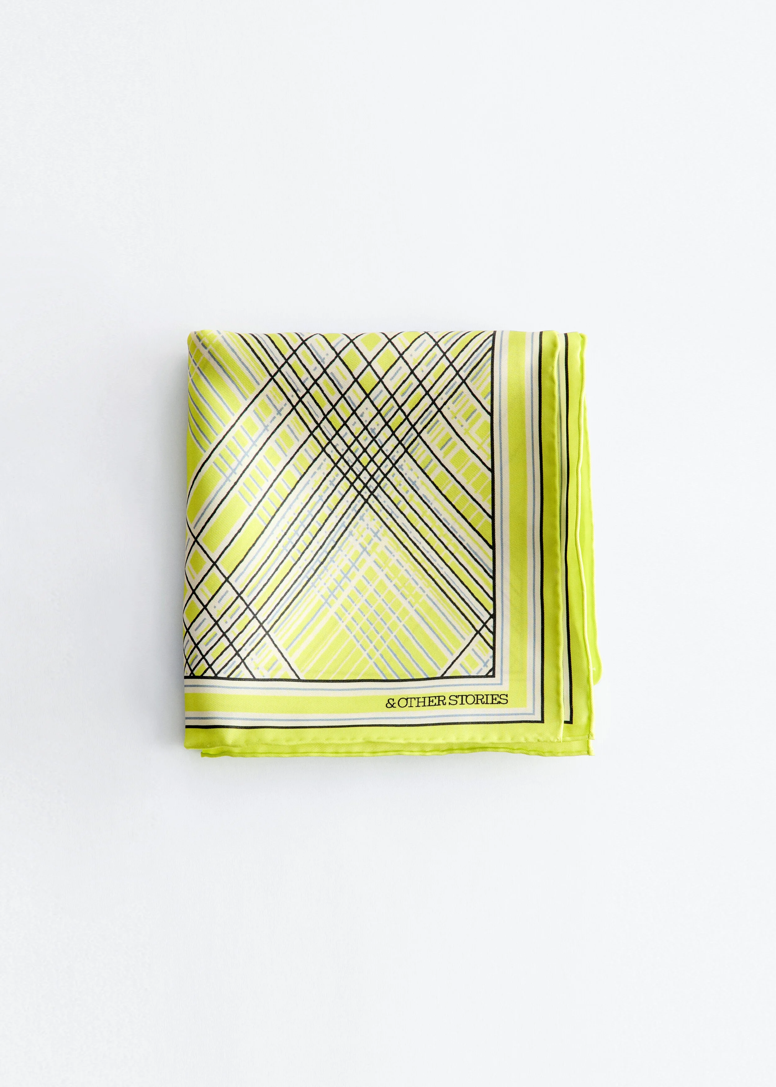 Printed Silk Scarf - 1