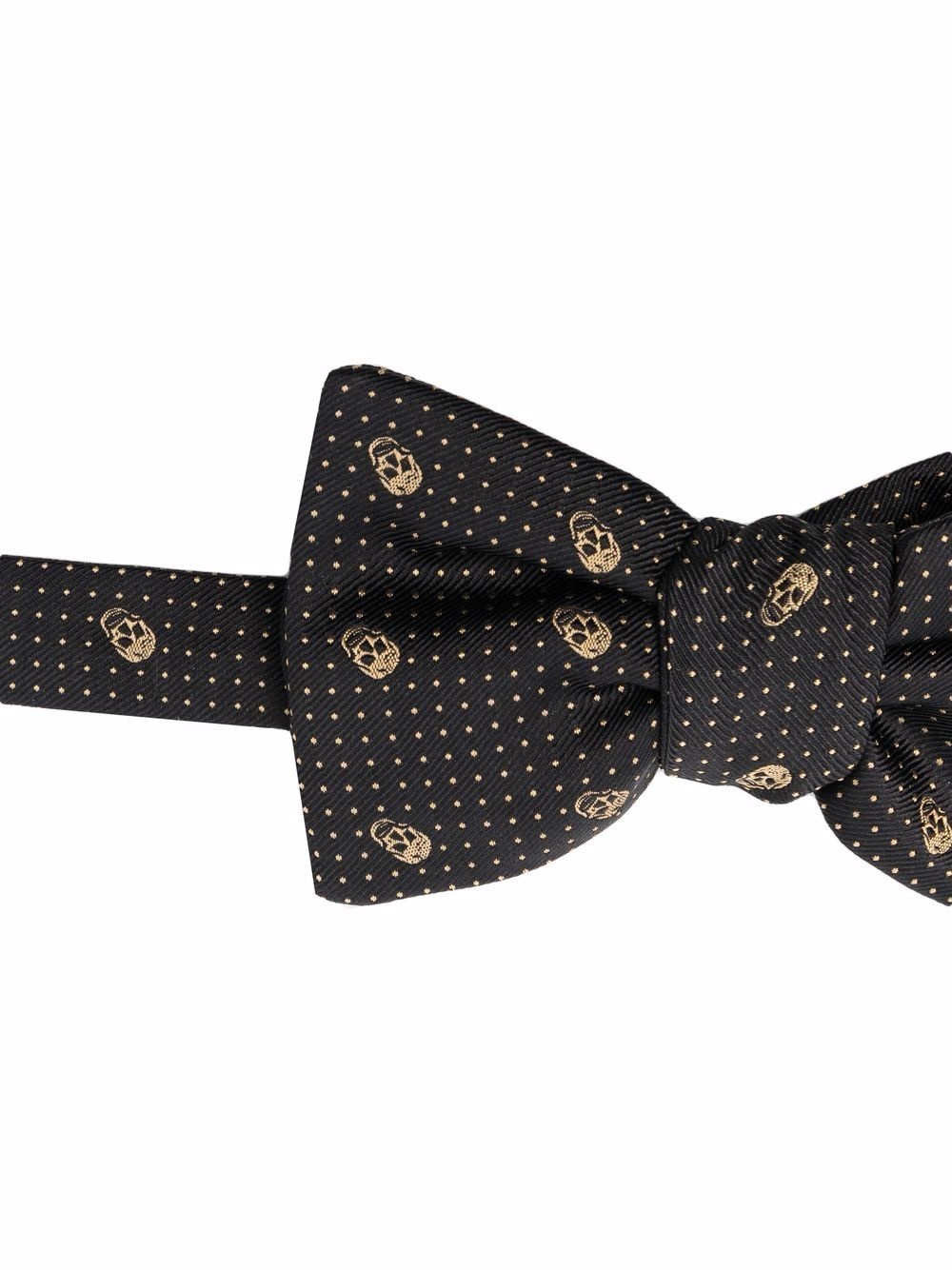 skull-jacquard bow tie - 2