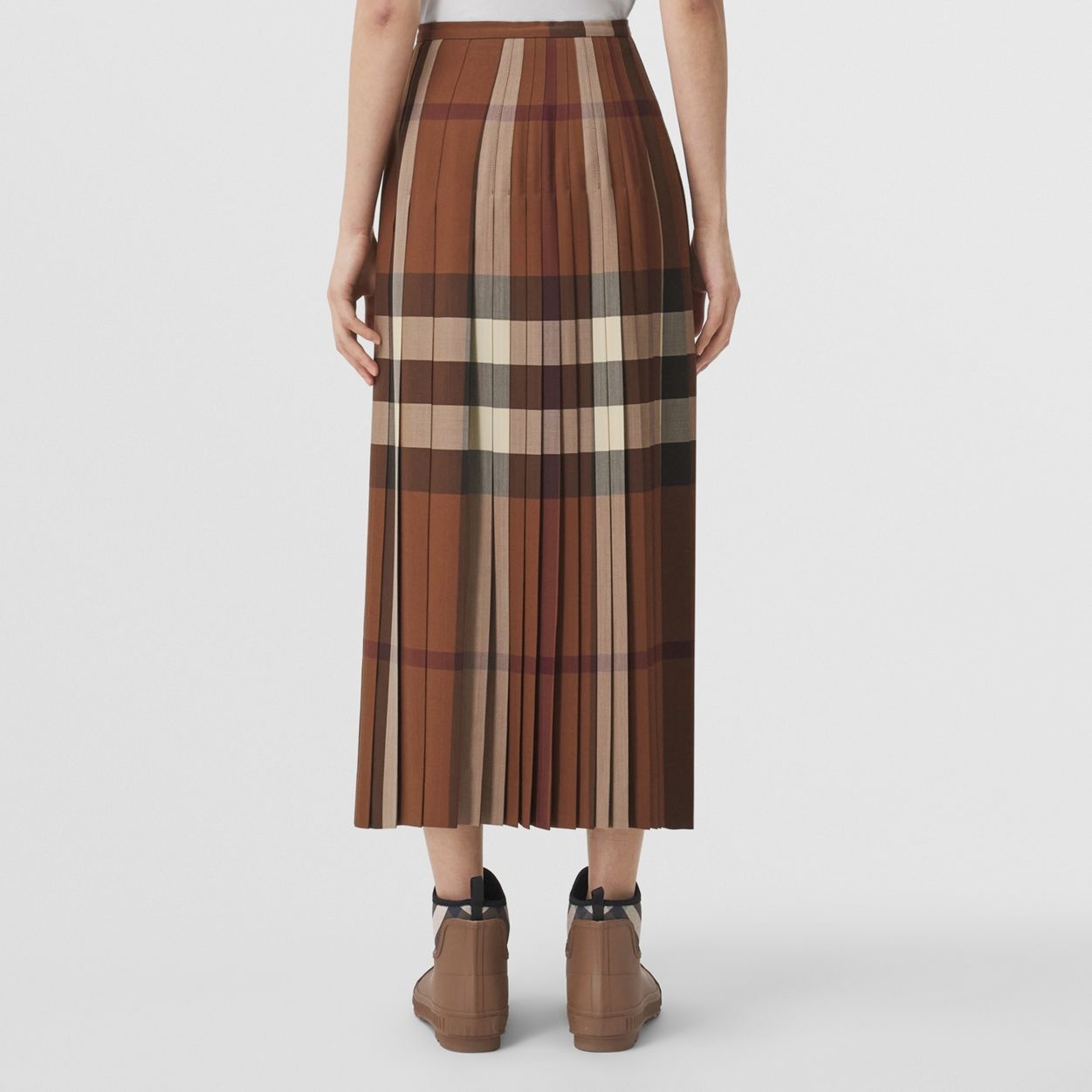 Custom Fit D-ring Detail Check Wool Kilt - 4