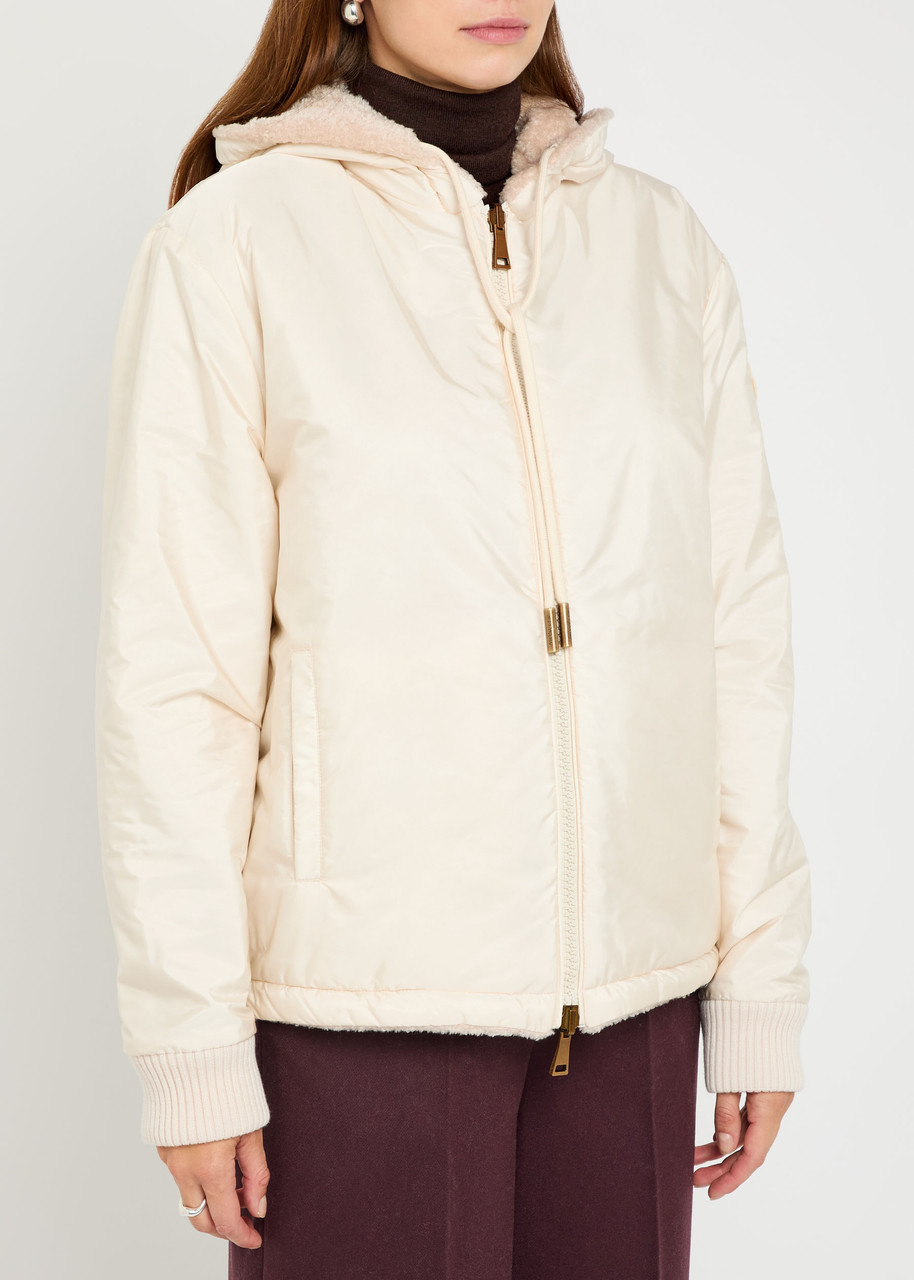 Moncler Reversible Hooded Fleece and Shell Cardigan - 6