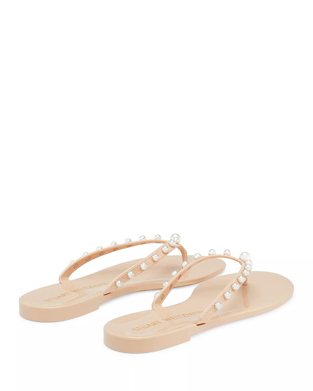 Women's Goldie Embellished Jelly Flip Flop Thong Sandals - 4
